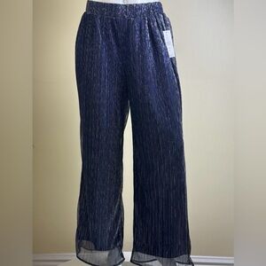 Women Sparkle Blue JM Studio by John Meyer Pant